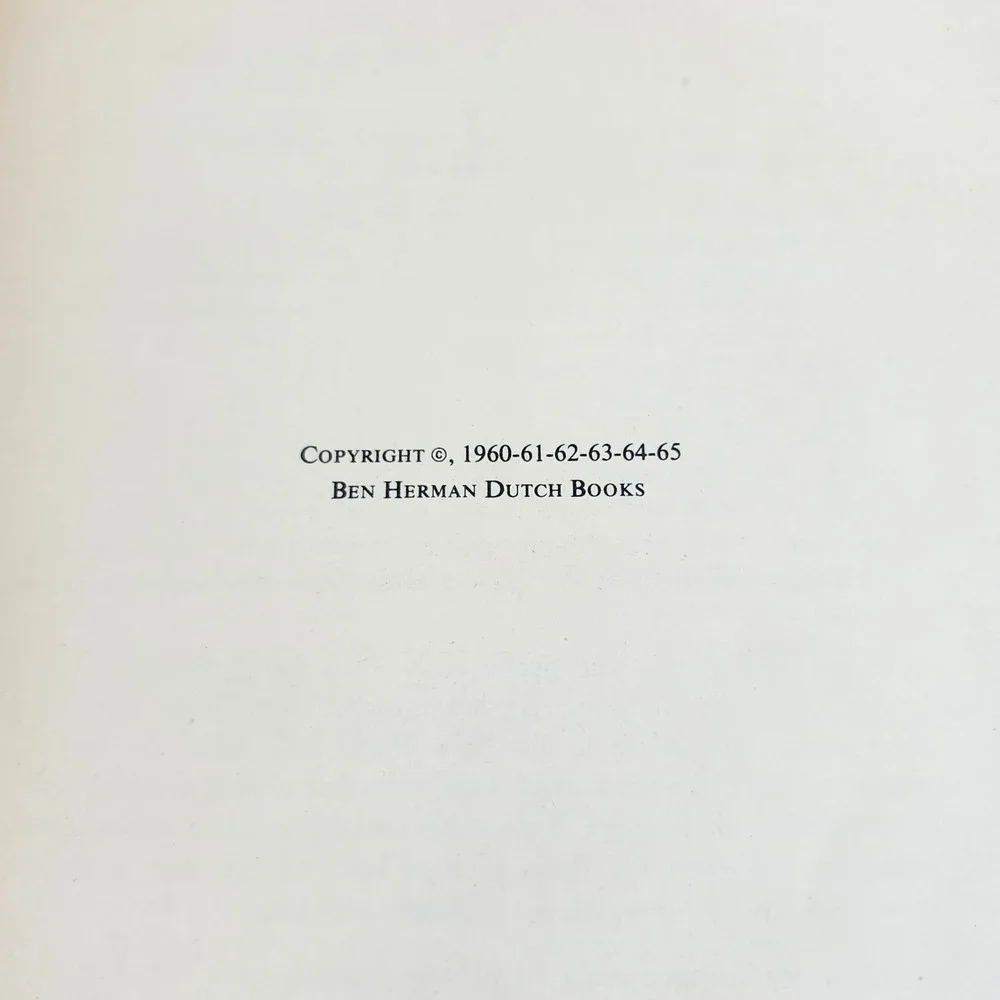 Amish Dutch Cookbook 1965 Vintage Including Great Recipes From The Area